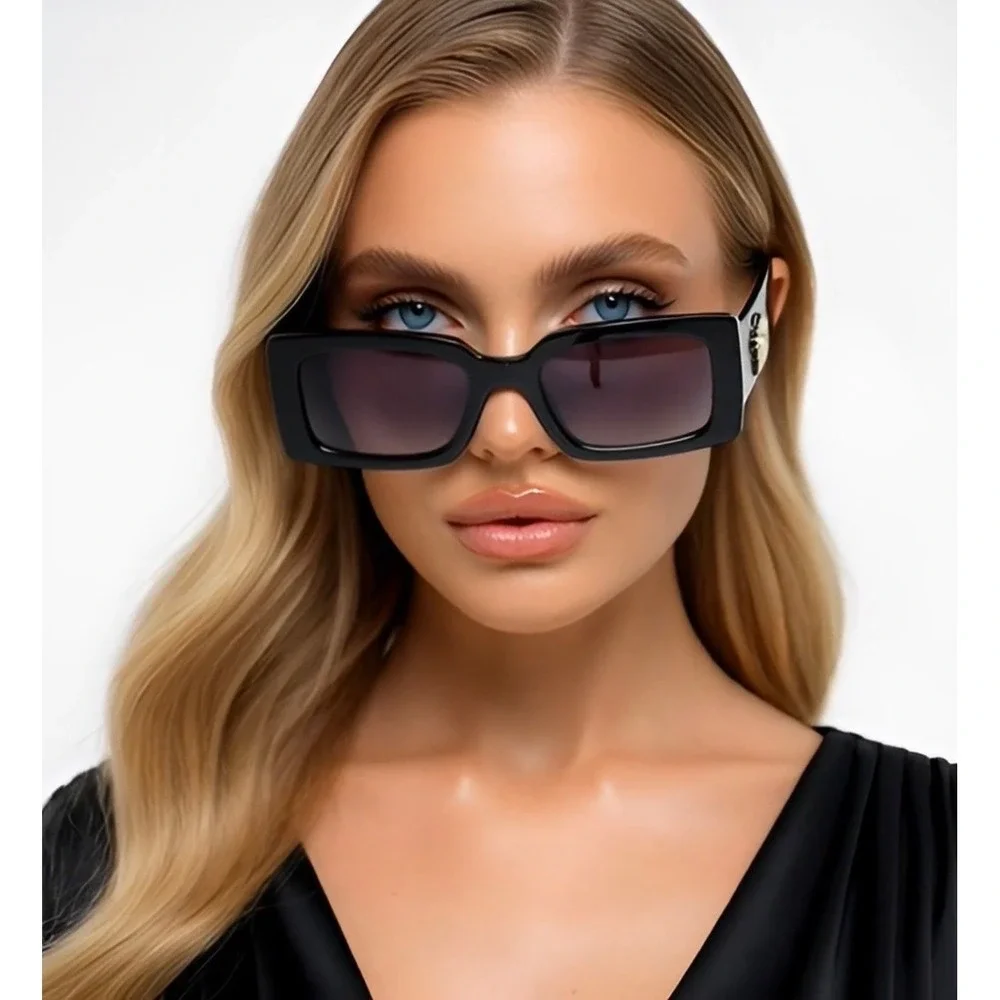 Sunglasses Men Women Sunglasses Dark Lens Square Shades Hip Hop‎ Style Classic